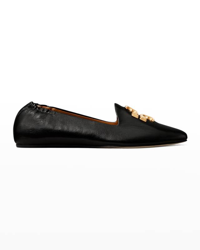 Eleanor Leather Medallion Loafers